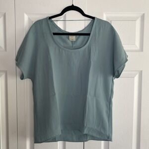 In Good Company Womens Medium Blue Corpcore Top